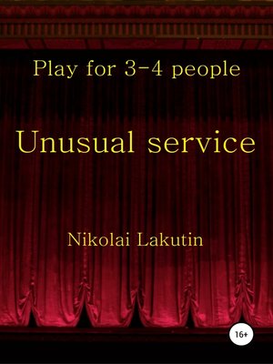 cover image of Unusual service. Play for 4-5 people